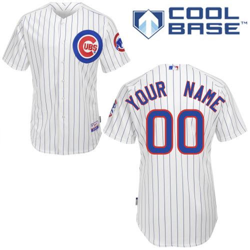 Chicago Cubs Personalized White MLB Jersey (S-3XL)