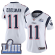 Nike New England Patriots #11 Julian Edelman White Super Bowl LIII Bound Women's Stitched NFL Vapor Untouchable Limited Jersey