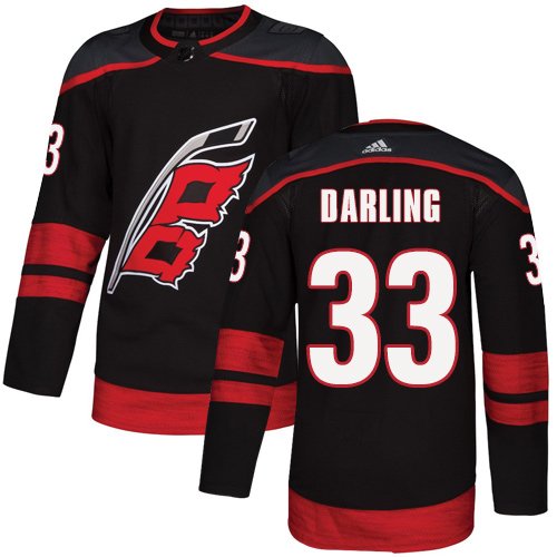 Adidas Carolina Hurricanes #33 Scott Darling Black Alternate Stitched NHL Jersey