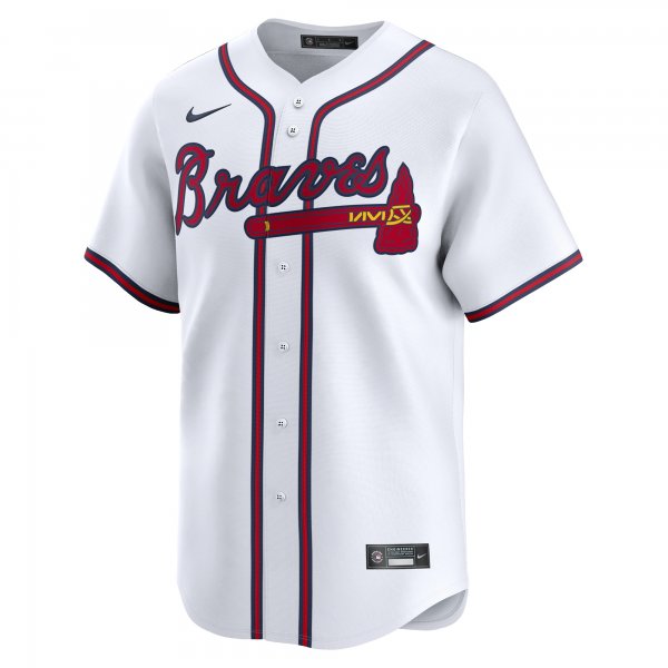 Men's Atlanta Braves Orlando Arcia Nike White Home Limited Player Jersey