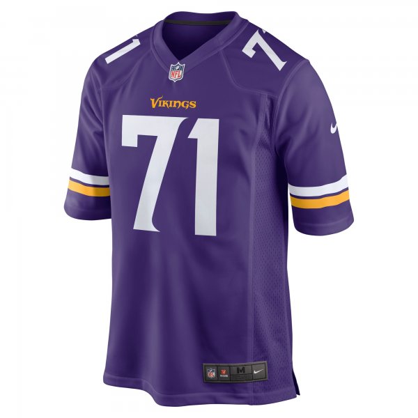 Men's Minnesota Vikings Christian Darrisaw Nike Purple Game Jersey