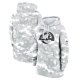 Youth Nike Arctic Camo Los Angeles Rams 2024 Salute To Service Club Fleece Pullover Hoodie