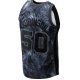 Men's San Antonio Spurs David Robinson Mitchell & Ness Black Hardwood Classics 1998/99 Tie-Dye Swingman Jersey