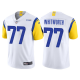 Men's Los Angeles Rams #77 Andrew Whitworth White 2021 Vapor Limited Modern Throwback NFL Jersey