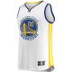 Men's Golden State Warriors Fanatics White Fast Break Custom Replica Jersey - Association Edition