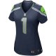 Women's Seattle Seahawks Warren Moon Nike College Navy Game Retired Player Jersey