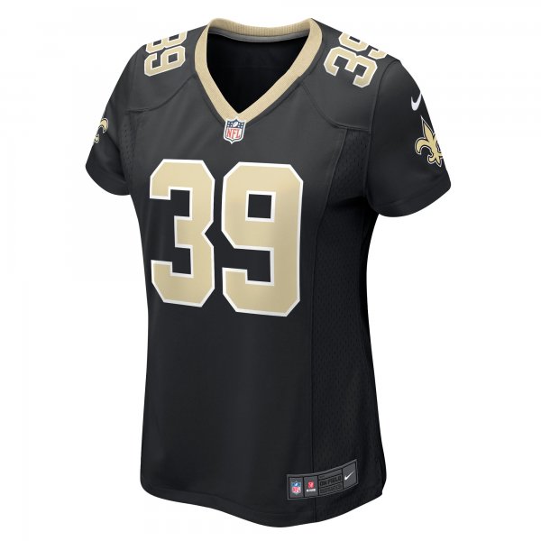 Women's New Orleans Saints DaMarcus Fields Nike Black Game Player Jersey