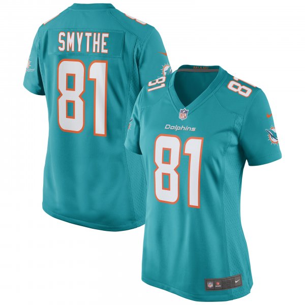 Women's Miami Dolphins Durham Smythe Nike Aqua Game Jersey