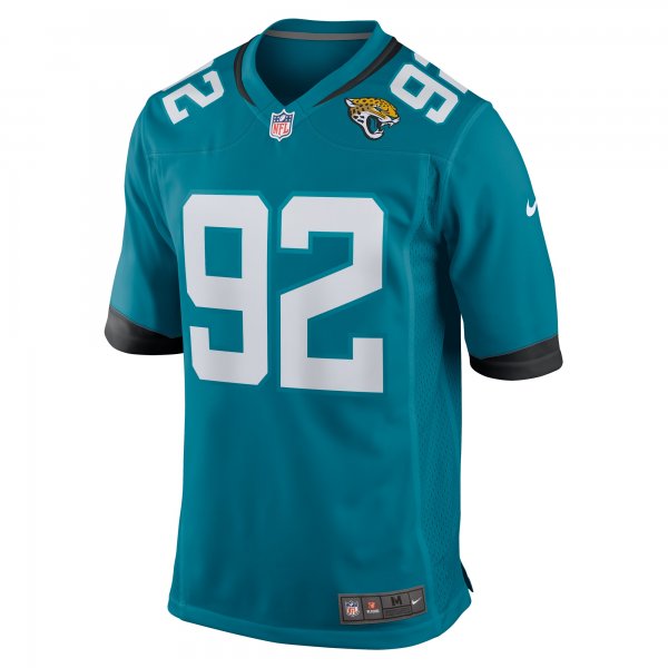 Men's Jacksonville Jaguars Esezi Otomewo Nike  Teal Team Game Jersey