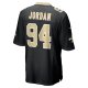 Men's New Orleans Saints Cameron Jordan Nike  Black Team Game Jersey