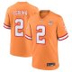 Men's Tampa Bay Buccaneers #2 Emeka Egbuka Nike Creamsicle Alternate  50th Season Game Jersey