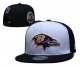 Baltimore Ravens Black and White Cap