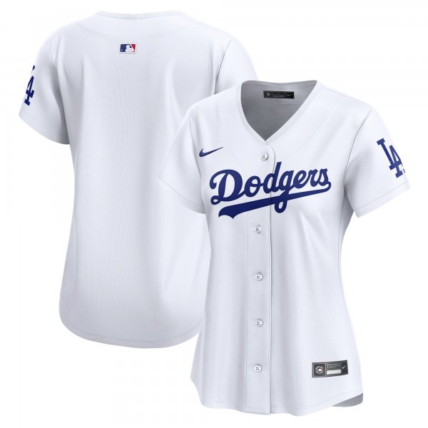 Women's Los Angeles Dodgers Nike White Home Limited Jersey