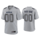 Men's Dallas Cowboys Custom Gray Atmosphere Fashion Game Jersey