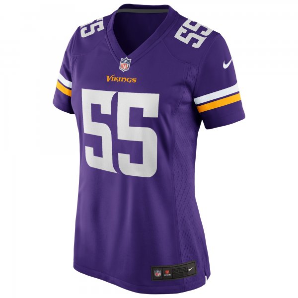 Women's Minnesota Vikings Jack Del Rio Nike Purple Game Retired Player Jersey