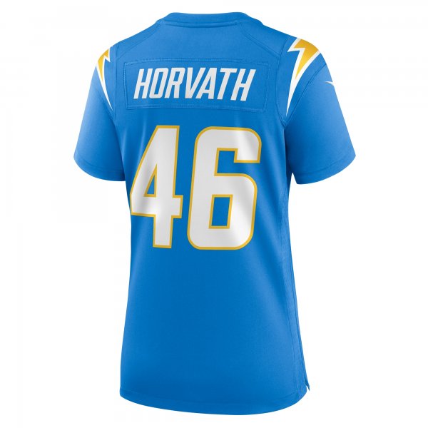 Women's Los Angeles Chargers Zander Horvath Nike  Powder Blue  Game Jersey