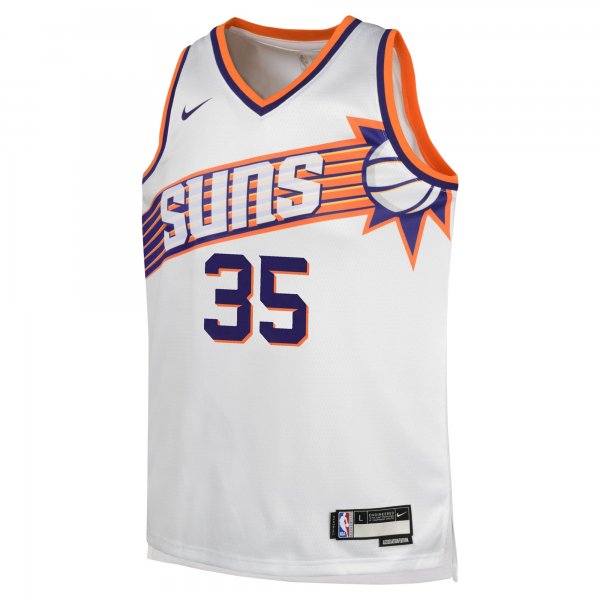 Youth Phoenix Suns Kevin Durant Nike White Swingman Jersey - Association Edition