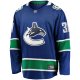 Men's Vancouver Canucks Arturs Silovs Fanatics Blue Home Premier Breakaway Player Jersey