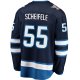 Men's Winnipeg Jets Mark Scheifele Fanatics Navy Breakaway Replica Jersey