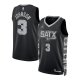 Unisex San Antonio Spurs Keldon Johnson Jordan Brand Black Swingman Jersey - Statement Edition