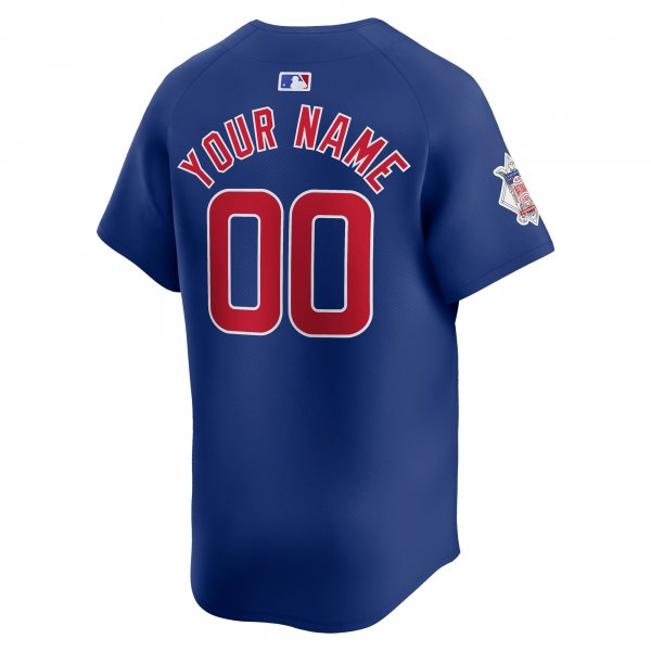 Men's Chicago Cubs  Nike Royal  Alternate Limited Custom Jersey