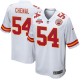 Leo Chenal #54 Kansas City Chiefs Super Bowl LVII Champions 3 Stars Men's Game White NFL Jersey