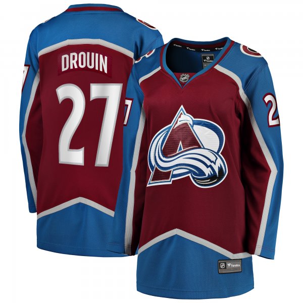 Women's Colorado Avalanche Jonathan Drouin Fanatics Maroon Home Breakaway Player Jersey