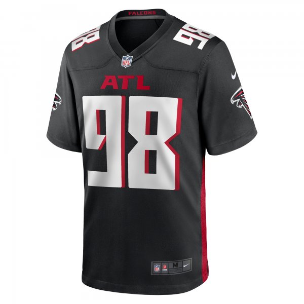 Men's Atlanta Falcons Timmy Horne Nike Black Game Player Jersey