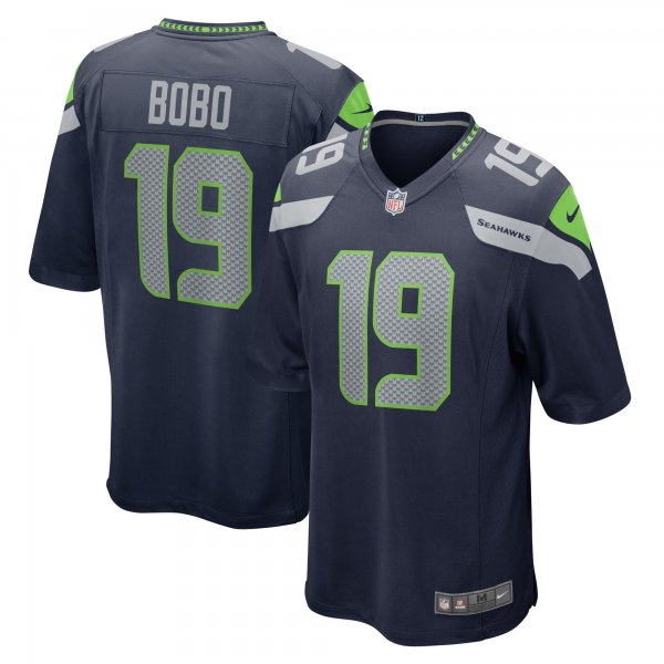 Men's Seattle Seahawks Jake Bobo Nike College Navy  Game Jersey