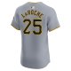 Men's Pittsburgh Pirates Adam LaRoche Nike Gray Road Elite Player Jersey