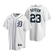 Men's Detroit Tigers #23 Willie Horton Retired Player White MLB Jersey