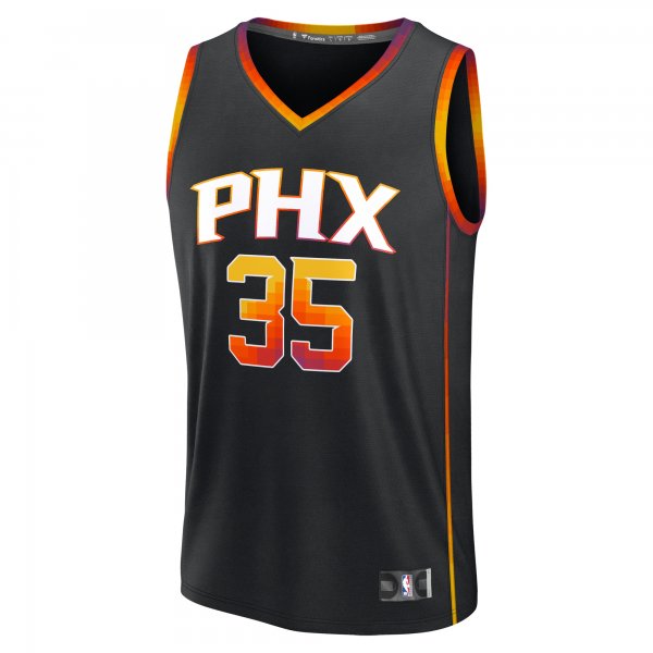 Youth Phoenix Suns Kevin Durant Fanatics Black Fast Break Replica Player Jersey - Statement Edition