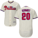 Philadelphia Phillies #20 Mike Schmidt Cream Flexbase Collection Stitched MLB Jersey