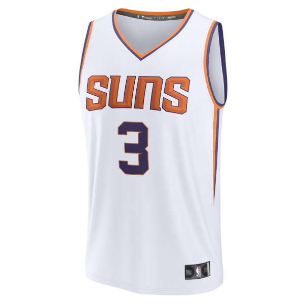 Men's Phoenix Suns Bradley Beal Fanatics White Fast Break Player Jersey - Association Edition