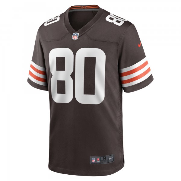 Men's Cleveland Browns Austin Watkins Jr. Nike  Brown Team Game Jersey