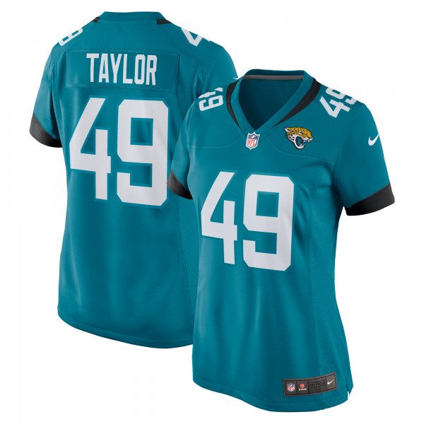 Women's Jacksonville Jaguars Leonard Taylor Nike  Teal  Game Jersey