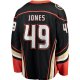 Men's Anaheim Ducks Max Jones Fanatics Black Breakaway Player Jersey