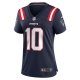 Women's New England Patriots Drake Maye Nike Navy 2024 NFL Draft First Round Pick Player Game Jersey