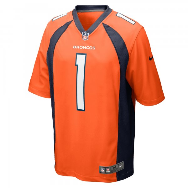 Men's Denver Broncos Tremon Smith Nike  Orange Team Game Jersey