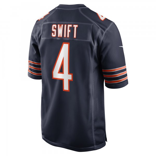 Men's Chicago Bears D'Andre Swift Nike  Navy  Game Jersey