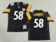 Men's Pittsburgh Steelers #58 Jack Lambert Black Jersey