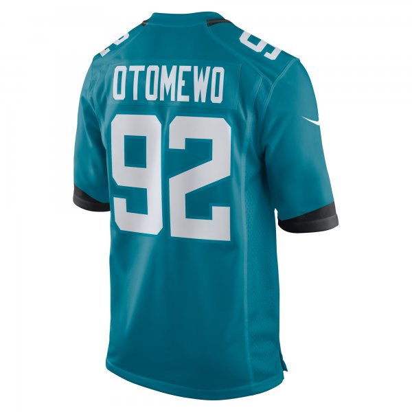 Men's Jacksonville Jaguars Esezi Otomewo Nike  Teal Team Game Jersey