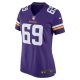 Women's Minnesota Vikings Dan Feeney Nike  Purple Team Game Jersey