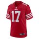 Men's San Francisco 49ers Brandon Allen Nike  Scarlet  Game Jersey