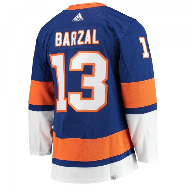 Men's New York Islanders Mathew Barzal adidas Royal Home Primegreen Player Jersey