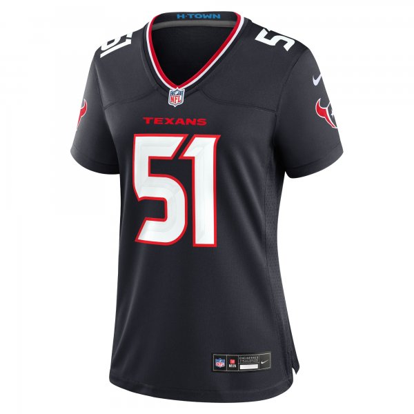 Women's Houston Texans Will Anderson Jr. Nike Navy Game Jersey