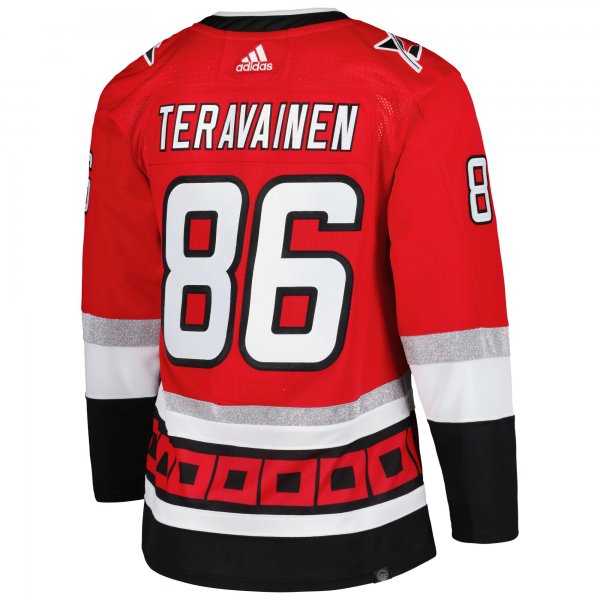 Men's Carolina Hurricanes Teuvo Teravainen adidas Red  Primegreen Player Jersey