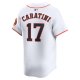 Men's Houston Astros Victor Caratini Nike White Home Limited Player Jersey