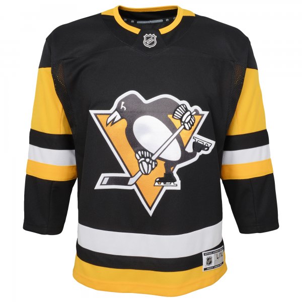 Youth Pittsburgh Penguins Black Home Premier Blank Jersey