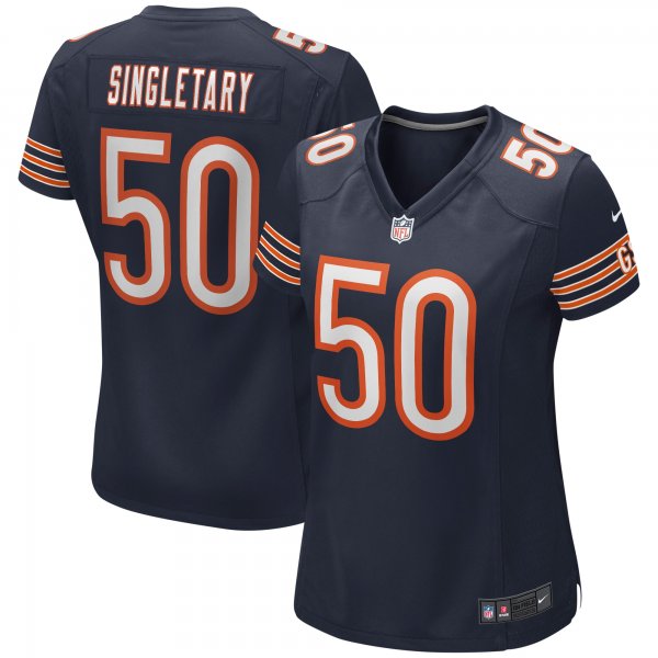 Women's Chicago Bears Mike Singletary Nike Navy Game Retired Player Jersey